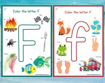 Alphabet Activities - Letter Ff Printable