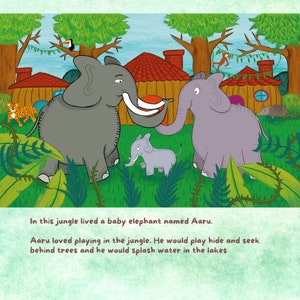 Printable Story Aaru, The Clever Elephant and Magic of Numbers image 3