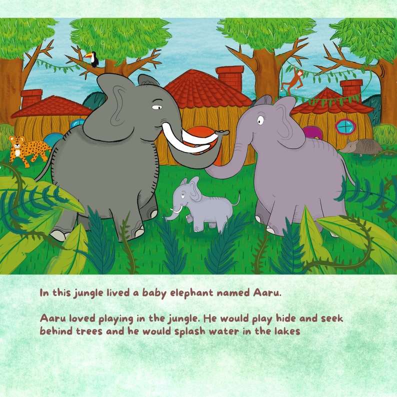 Printable Story Aaru, The Clever Elephant and Magic of Numbers image 3