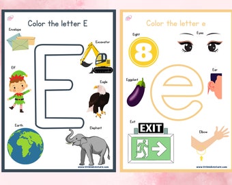 Alphabet Activities - Letter Ee Printable
