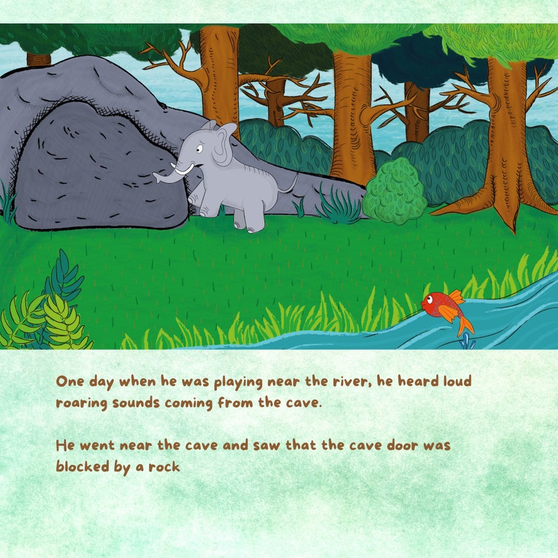 Printable Story Aaru, The Clever Elephant and Magic of Numbers image 4