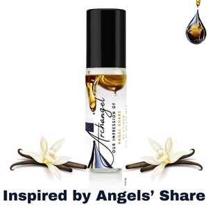 Angels Share Inspired Perfume - Archangel Luxury Perfume Oil Roll On Oil Impression Fragrance HauteBlends - 10ml (1/3oz) Gourmand Perfume