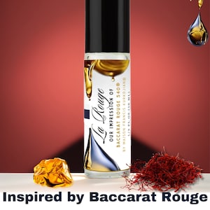 Baccarat Rouge Inspired Perfume Oil | La Rouge Luxury Perfume Oil Roll on | HauteBlends Womens Perfume Mens Perfume Unisex Perfume - 10ml