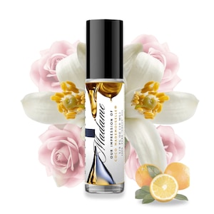 Mademoiselle Inspired Perfume - Madame Luxury Perfume Oil Roll On Oil Impression Fragrance Body Oil Scent HauteBlends - 10ml (1/3oz)