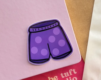 The Purple Shorts | Stardew Sticker | 2.5" Vinyl Stickers for Laptop, Water bottle, Notebook