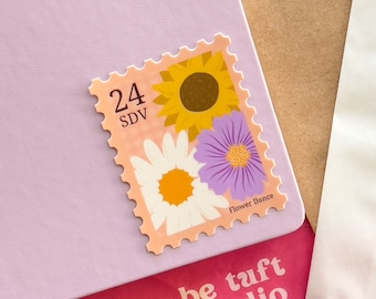 Flower Dance | Stardew Valley Stamp Sticker | 2.5" Vinyl Stickers for Laptop, Water bottle, Notebook