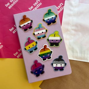 Pride Junimo | Stardew Valley Sticker | 2” Vinyl Stickers for Laptop, Water bottle, Notebook