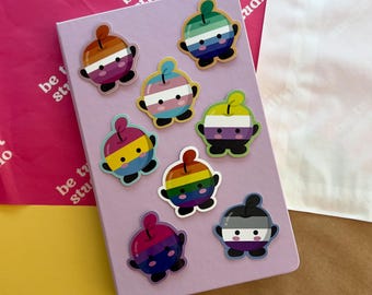 Pride Junimo | Stardew Valley Sticker | 2” Vinyl Stickers for Laptop, Water bottle, Notebook
