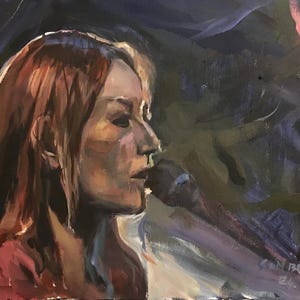 Original Painting of Tori Amos Intense