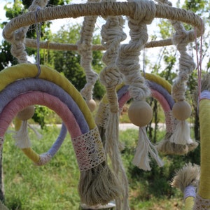 Decoration Macramé Craft Mobile Suspension bed child Mood 2 image 5