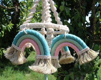 Decoration Macramé Craft Mobile Suspension bed child Mood 3