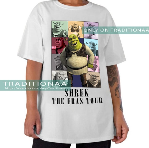 Funny Confused Shrek Meme T-shirt Classic Meme Inspired by 