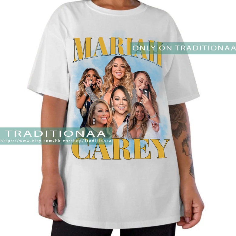 Discover Camiseta Mariah Carey Cantante Famosa para Hombre Mujer