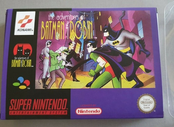 The Adventures of Batman & Robin Super Nintendo Game / Snes - Etsy