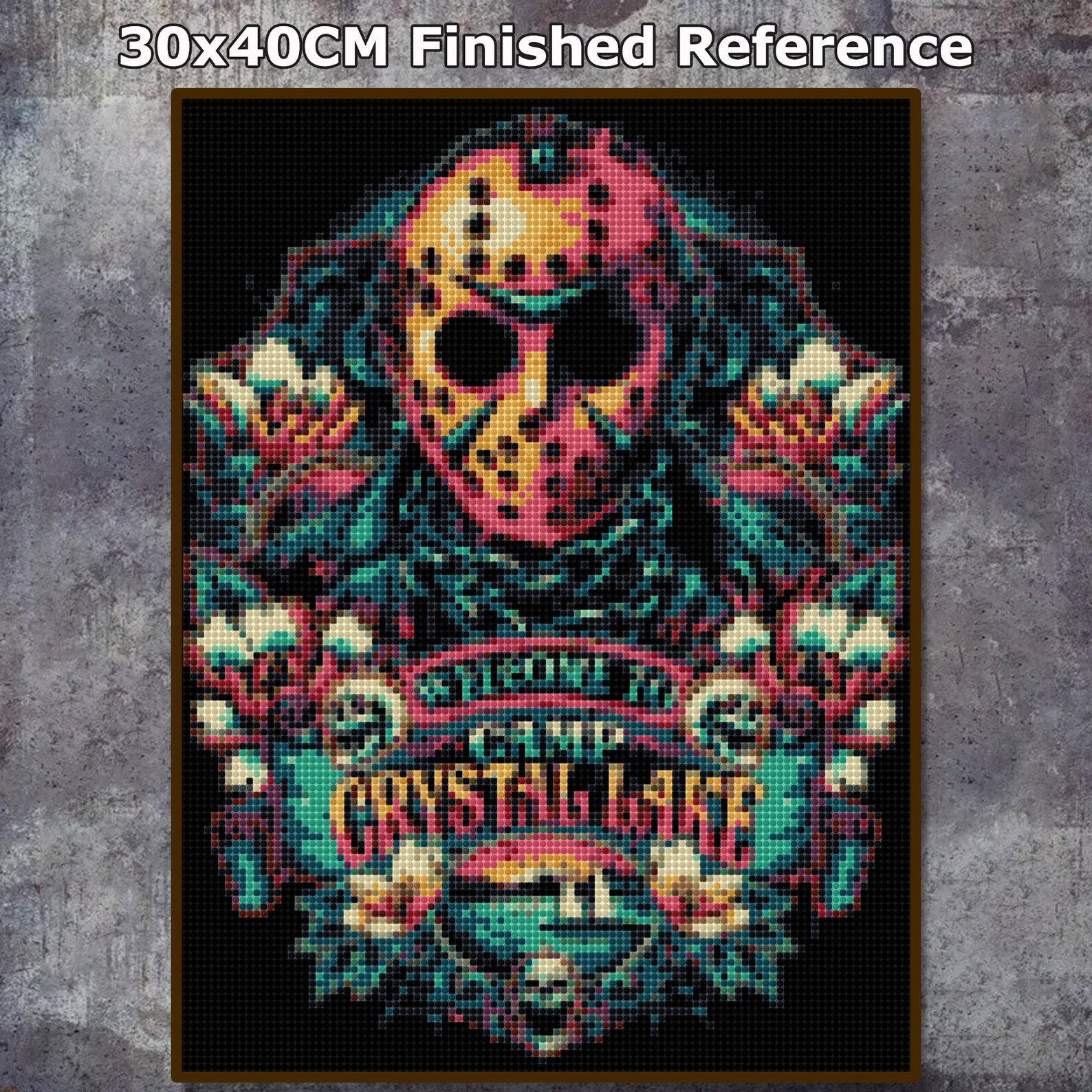 5D DIY Diamond Painting Kit Horror Killer Diamond Art Full Etsy Canada