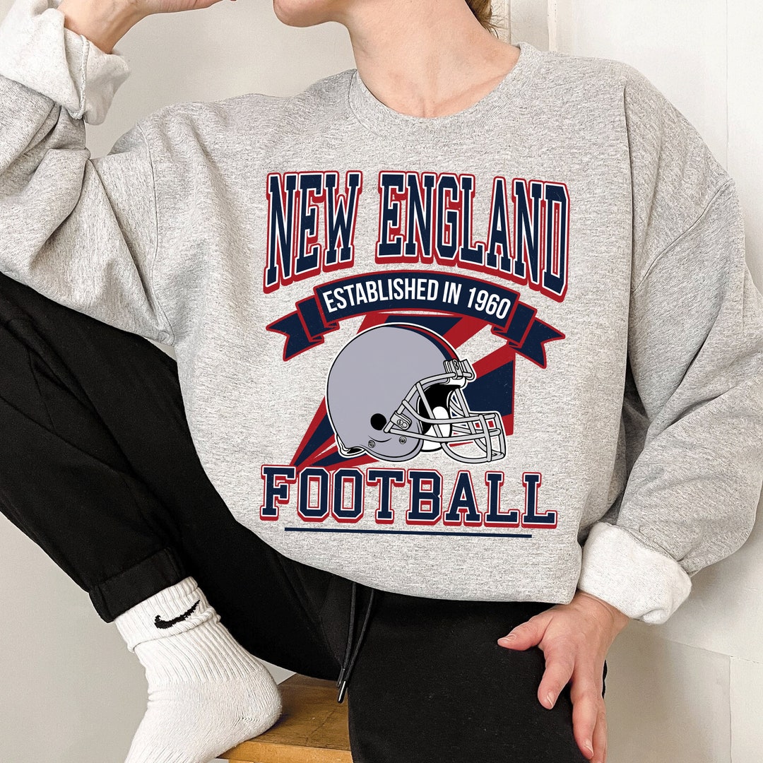 New England Football Shirt New England Football Sweatshirt Etsy