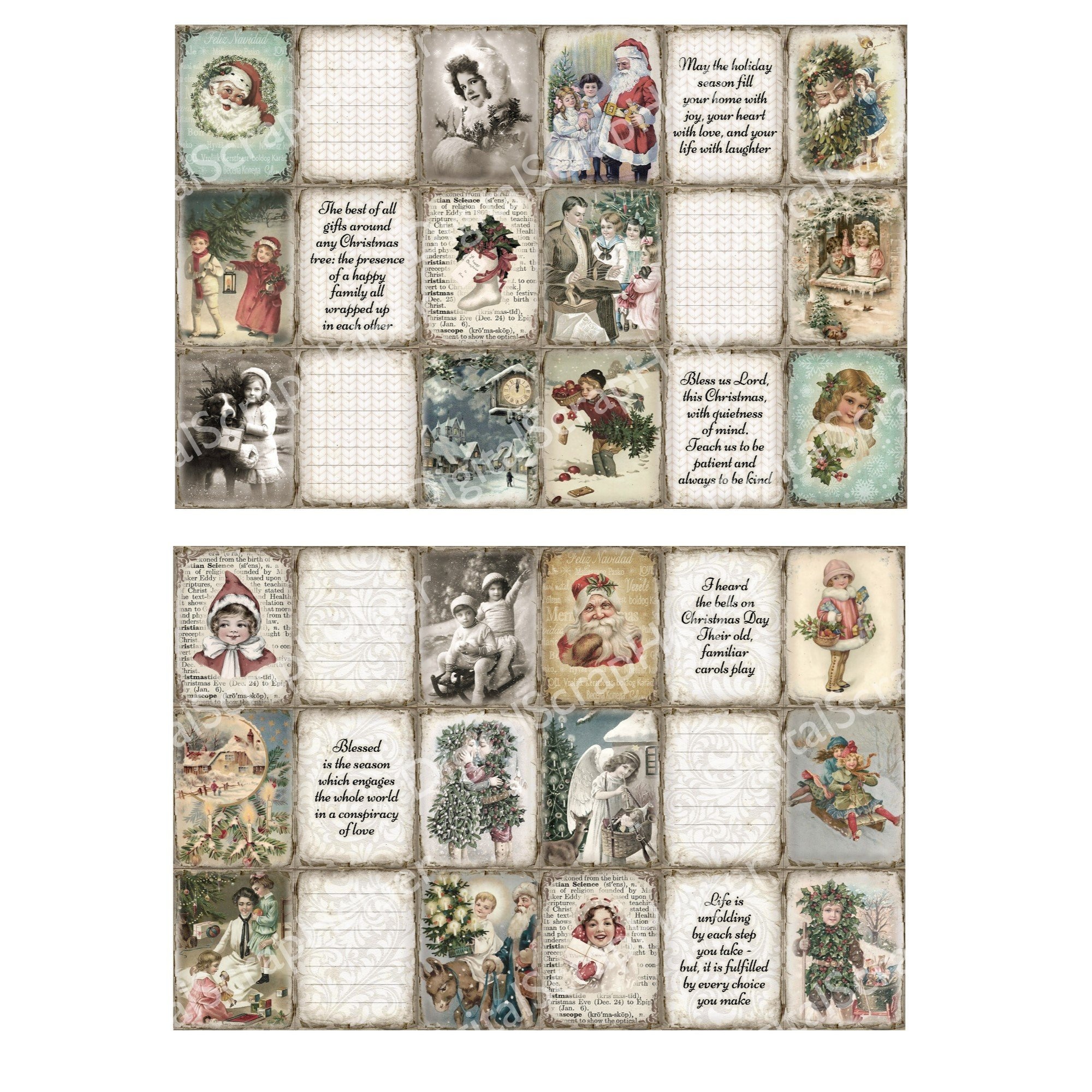Retro Christmas Mini Books Printable - Il Fullxfull.4367982136 4gl8