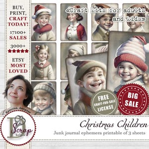 Kinder Weihnachtskarten ausdruckbar auf 3 Bögen 24 Weihnachtskartenbau Kits Weihnachtskarten Download Jubiläums Karte Jubiläum Weihnachten Jubiläum #426