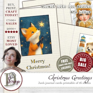 A6 Faltbare Weihnachtskarten für Klassenkameraden 16 Blatt Doppelseitige Weihnachtskarten für meine Beste Fröhliche Weihnachtskarte quer durch die Meile #1038