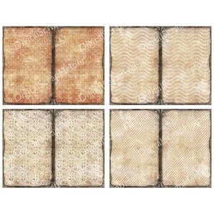 Vintage nautical junk journal background pages for sea theme scrapbooking | Digital download | 060 image 5
