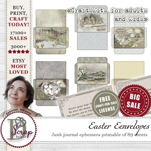 Juego de sobres y cartas de regalo de Pascua, tarjetas de felicitación de Pascua, papelería cristiana, tarjetas cristianas con versículos dentro de los sobres de Pascua n.° 163