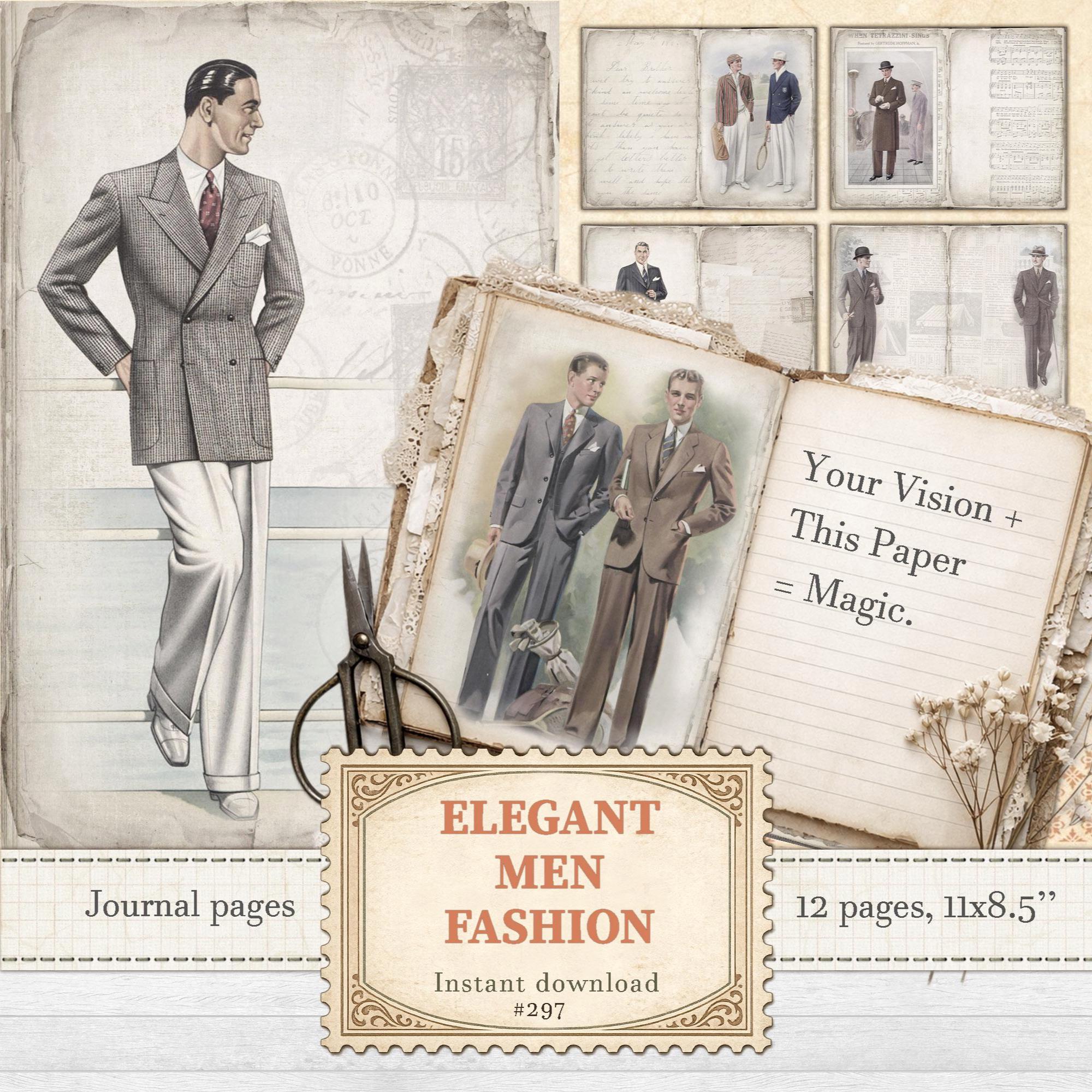 1930s mens fashion - Etsy 日本