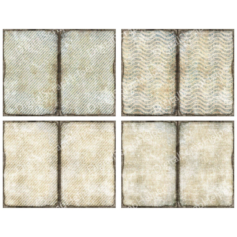 Vintage nautical junk journal background pages for sea theme scrapbooking | Digital download | 060 image 8