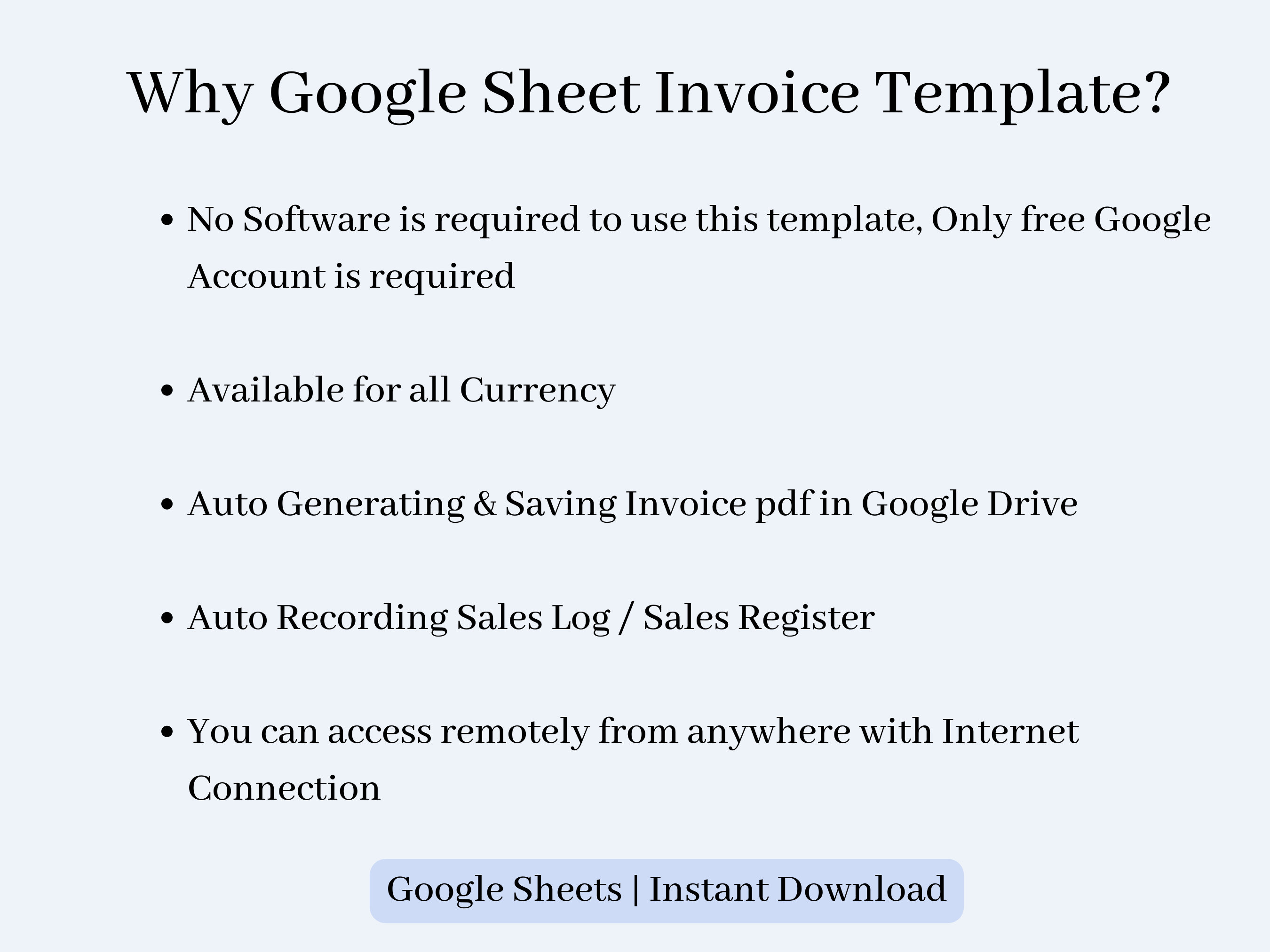 Invoice Template for Small Business | Editable Printable Pdf Google ...