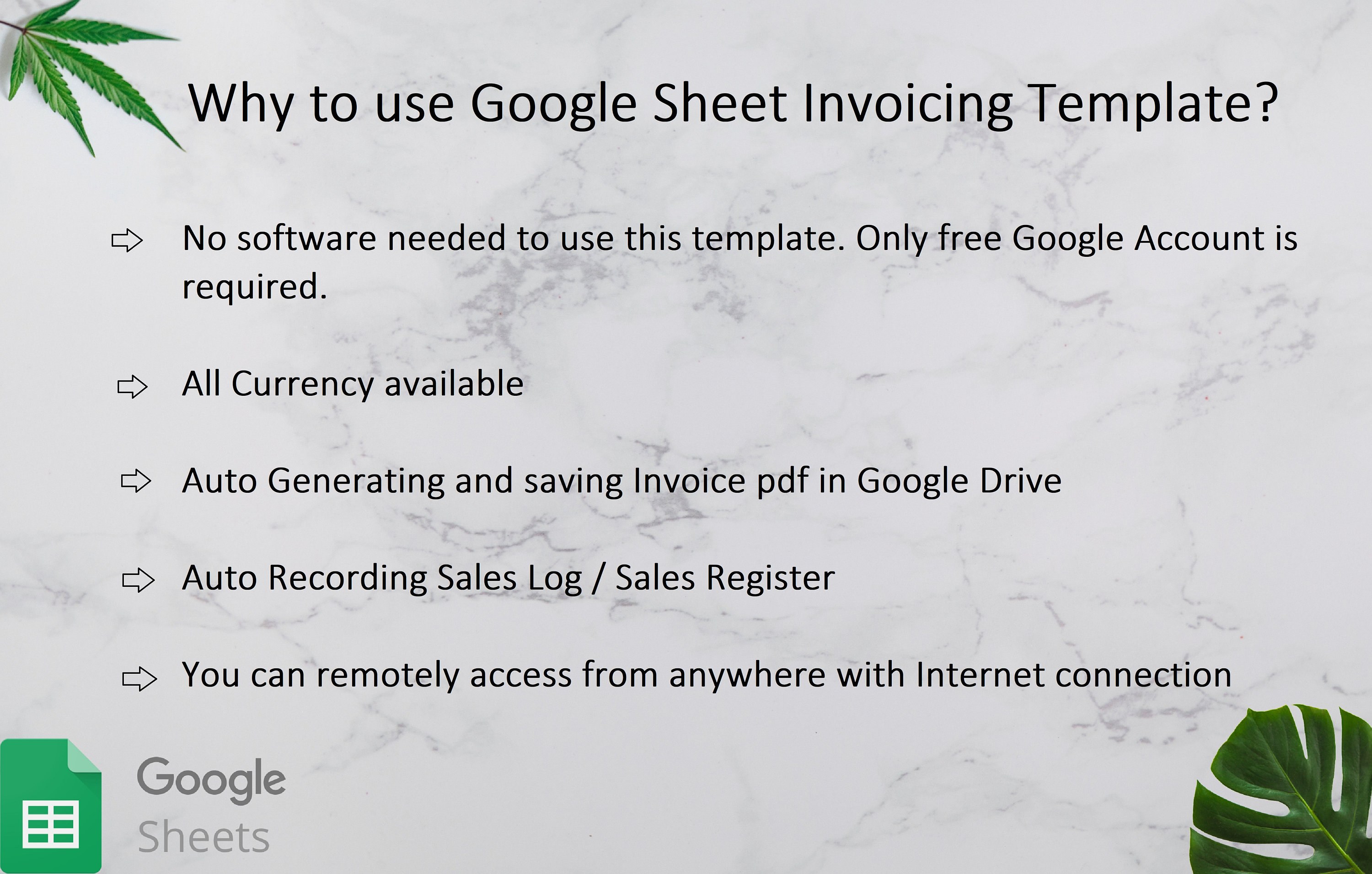 Automated Invoice Template for Small Business | Editable and Printable ...