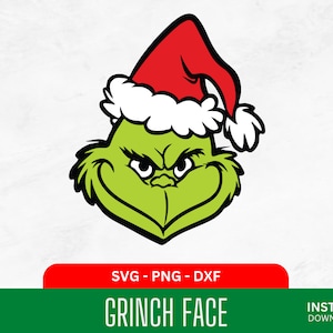 Grinch Gesicht | Grinch Gesicht Silhouette | Grinch Gesicht | Grinch Gesicht Silhouette | Weihnachtsgrinch Gesicht