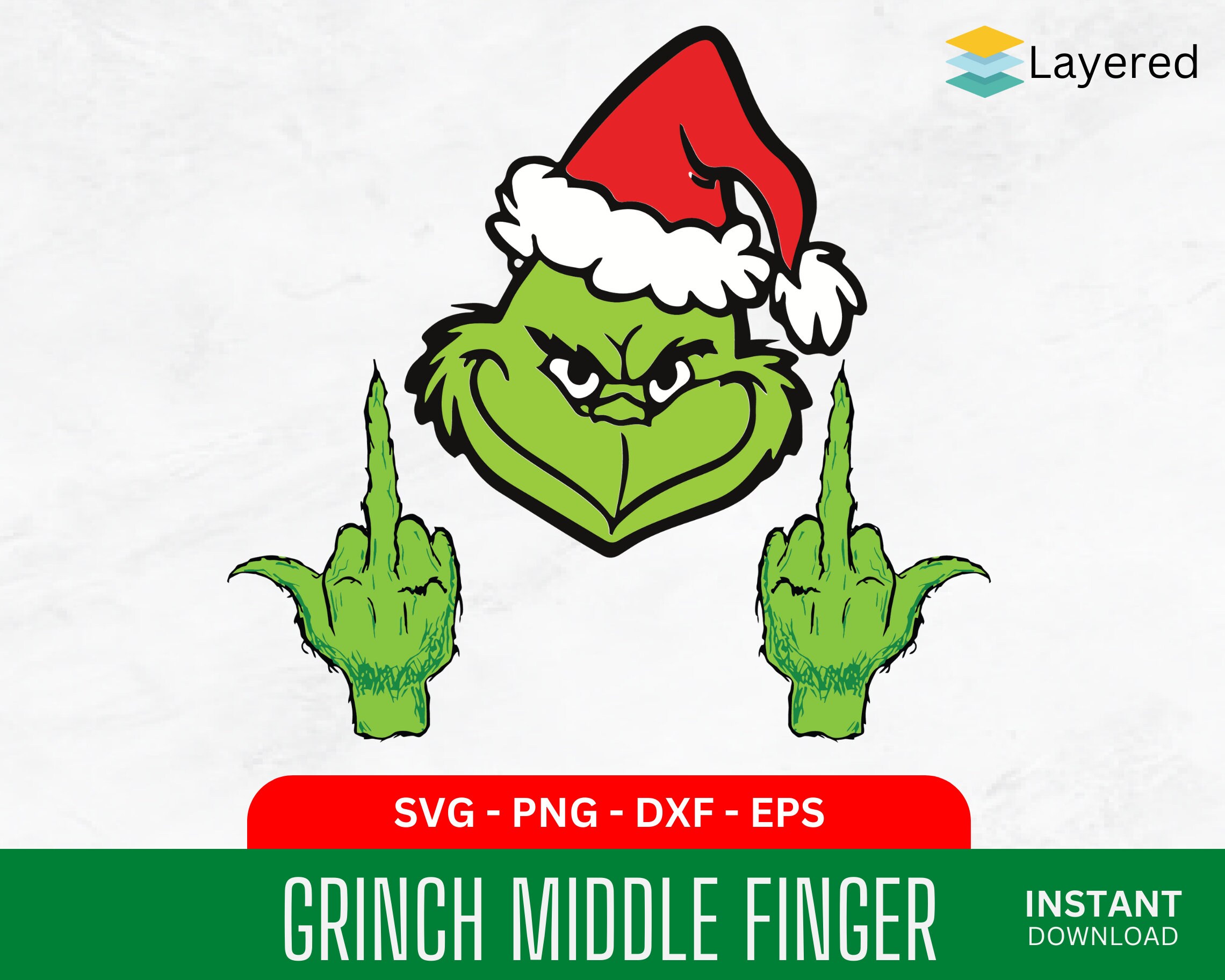 9. Grinch hand-painted nail design - wide 5