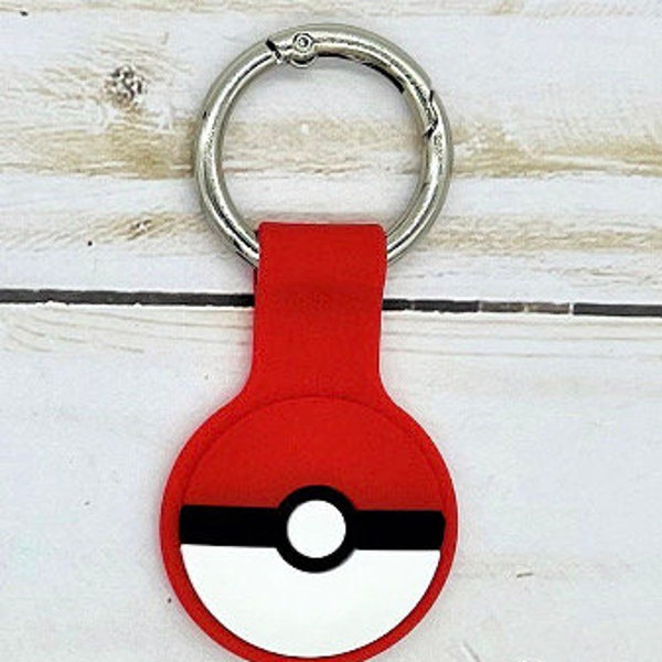 Apple AirTag Pokemon Pokeball Keychain Gotta Track em’ all!