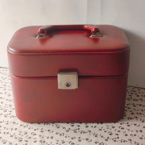 borsa cosmetica vintage anni '70, borsa microfono in stile retrò,