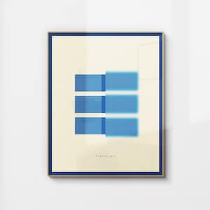 Abstract Printable Art  'Transluscent layer'- minimalist art - Postmodern - coastal decor - geometric decor - modern -  japandi - Scandi