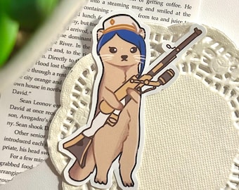 Mongoose Caitlyn Sticker | Arcane | Matte, Vinyl