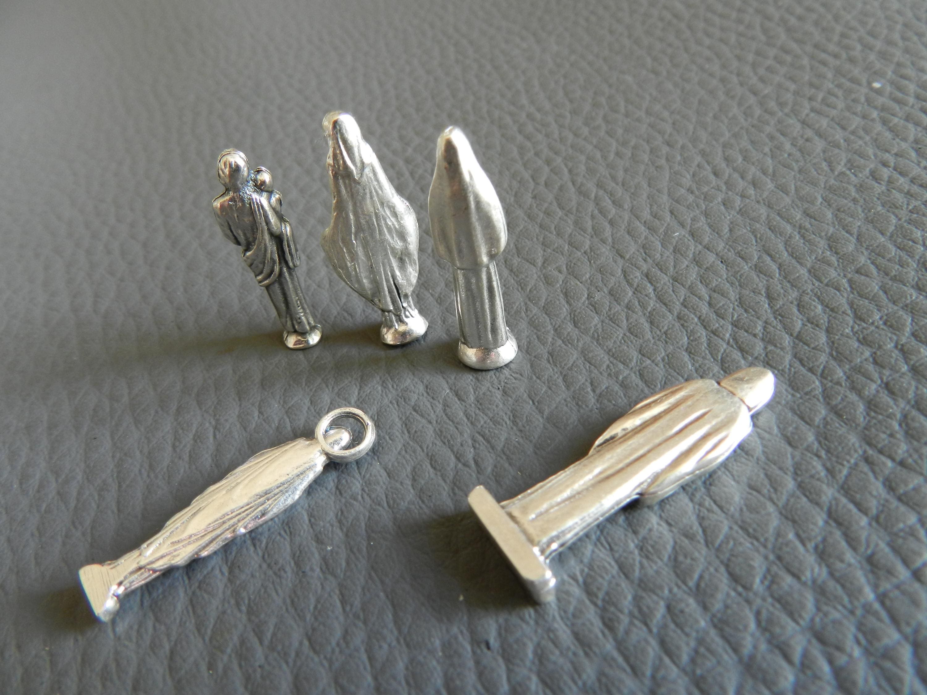 Mini Saint Statues for Prayer Altar, Mini Miraculous Virgin Statue ...