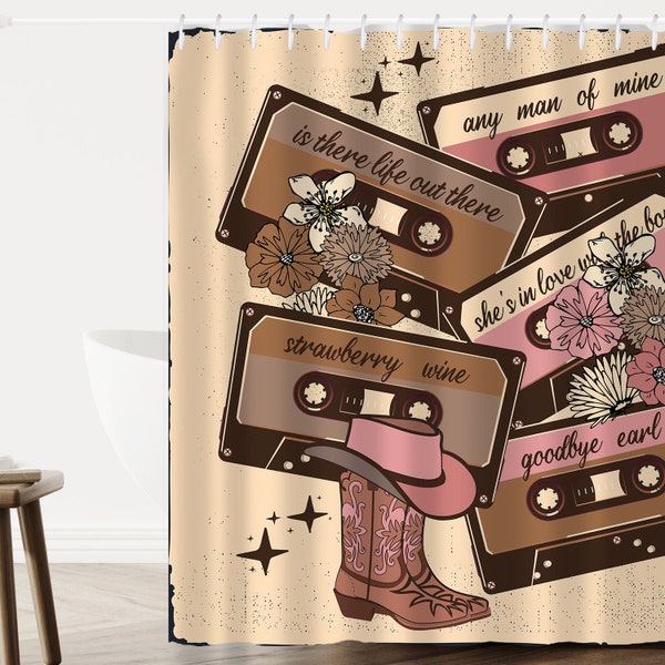 Music Shower Curtain Etsy