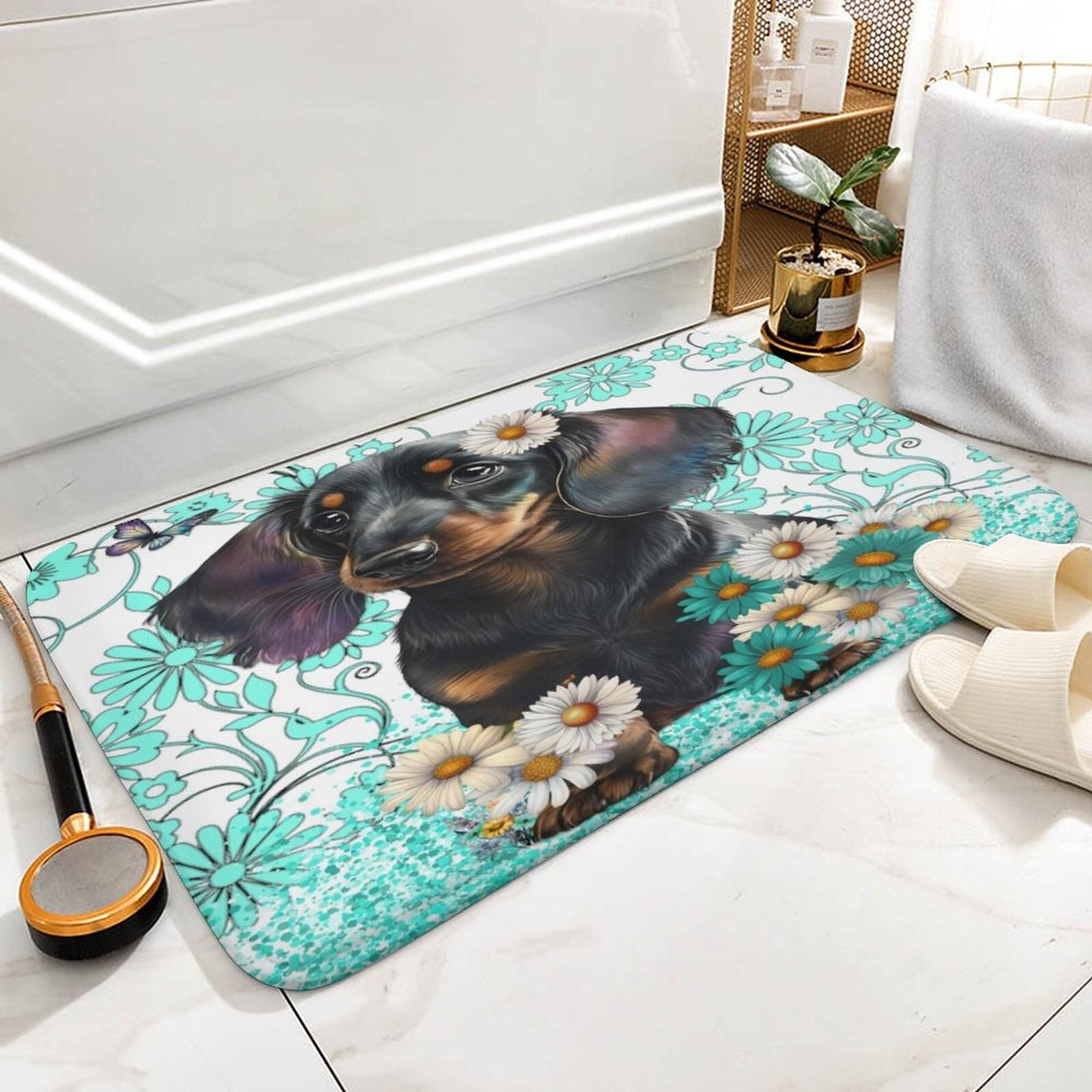 Dachshund Dog Doormat Rectangle Polyeste Bathroom Entrance Floor Mat Home  Rug Carpet Animal Dustproof Bath Mat - AliExpress