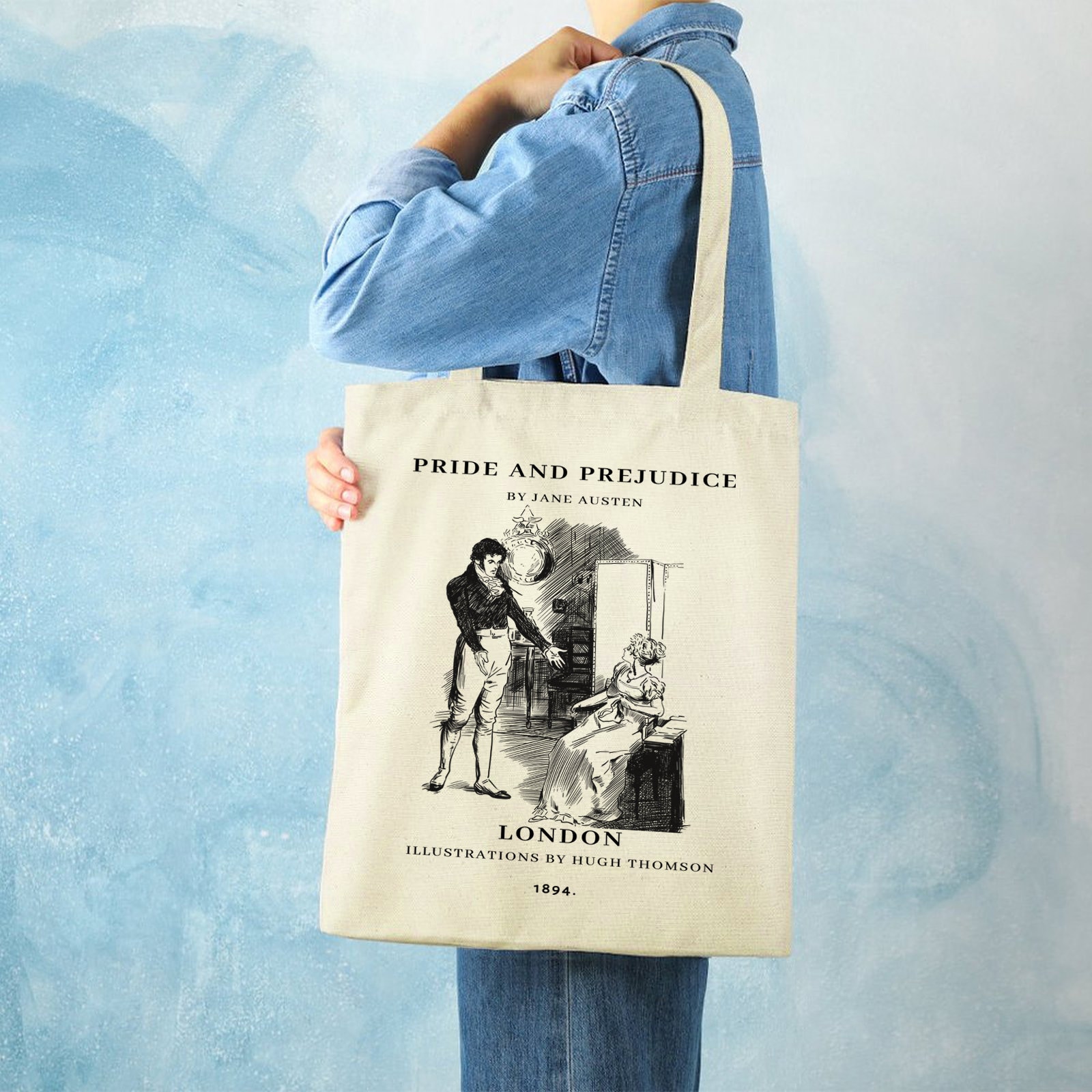 Pride and 2025 prejudice tote bag