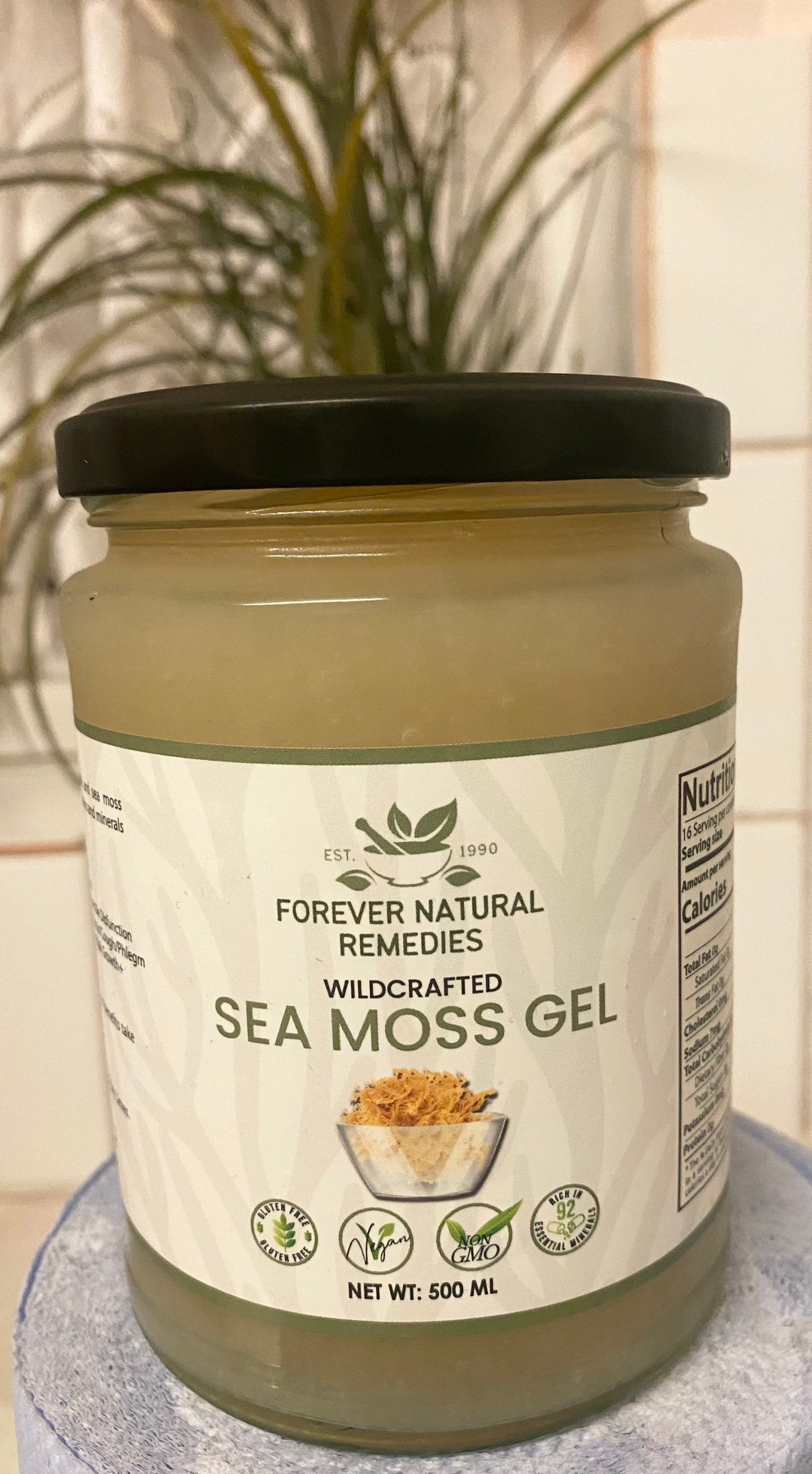 Wildcrafted Jamaican Sea Moss Gel 100 ORGANIC 500ML dr Sebi Etsy