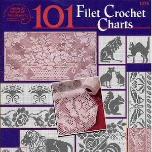 101 File Crochet Charts PDF Download Vintage Crochet Pattern