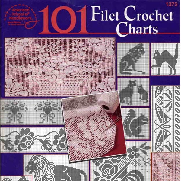 101 File Crochet Charts PDF Download Vintage Crochet Pattern