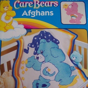 Care Bear Crochet Afghans PDF Booklet Vintage Crochet Instant Download Ebook