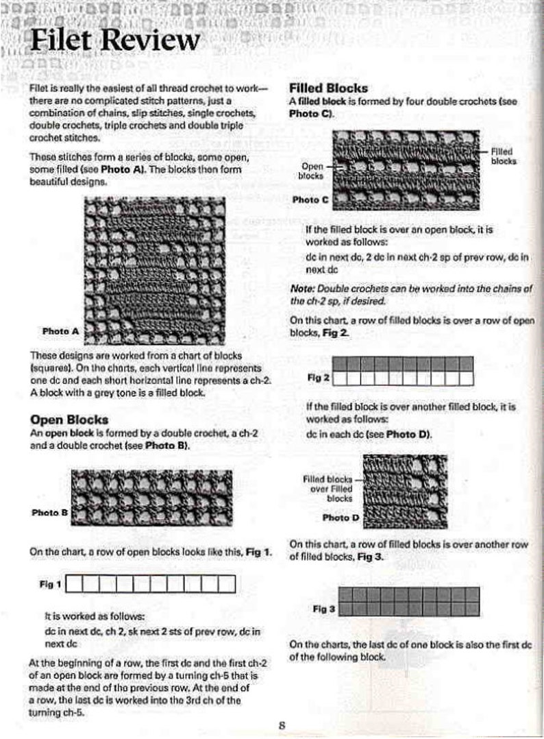 101 File Crochet Charts PDF Download Vintage Crochet Pattern image 3
