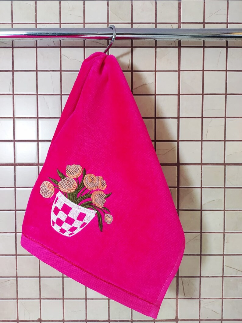 Fingertip Towels for Kitchen and Bathroom. Deluxe Premium Terryvelour