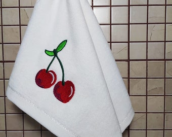 Embroidered, Highly Absorbent, Ultra Soft Premium and Quick -Drying 3-Piece Kitchen and Bath Towels, Terry Velour Fingertip Hand Towels.