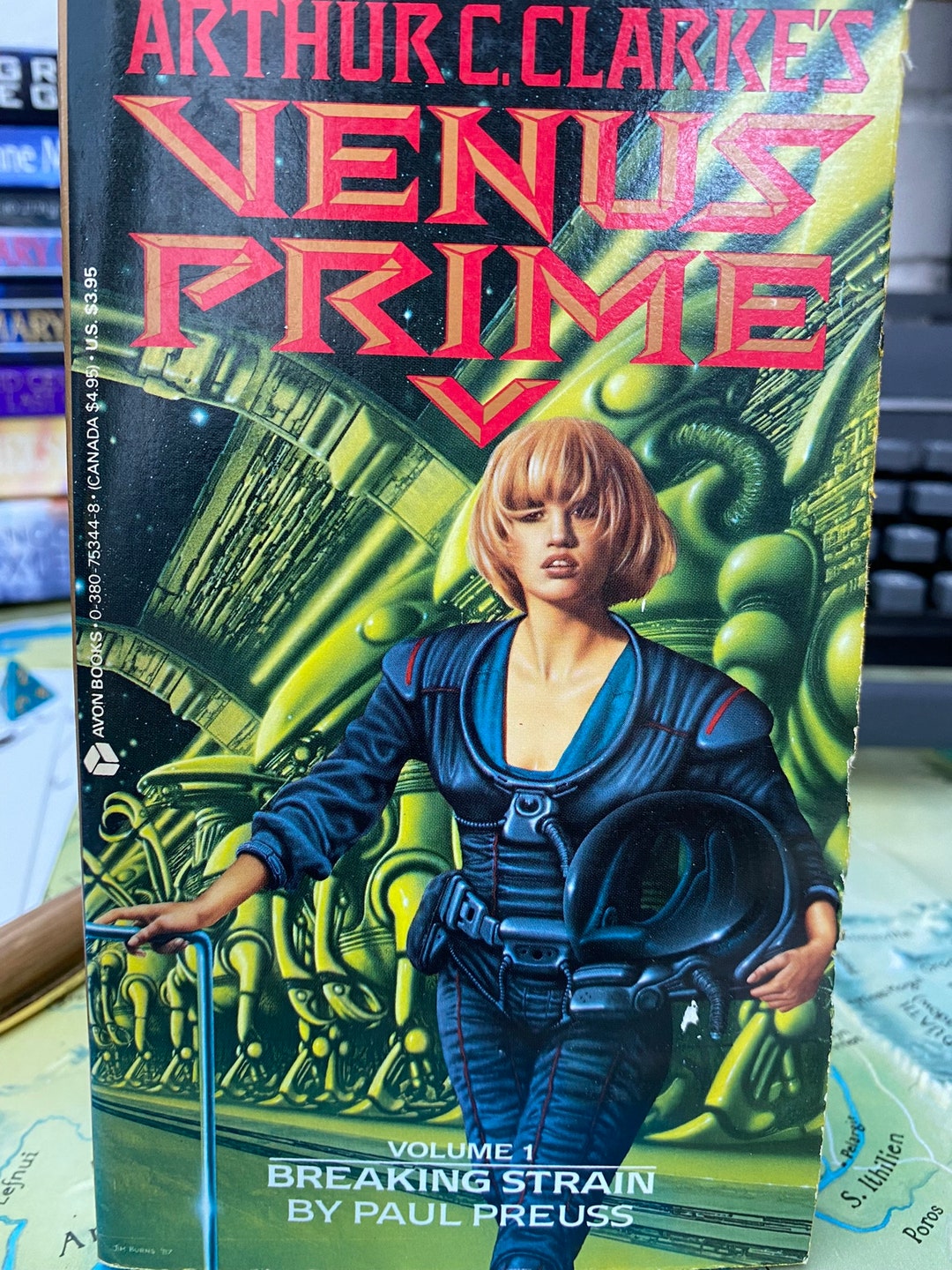 Venus Prime. Breaking Strain. Volume 1. Retro Scifi Book. Second Hand