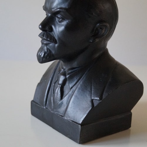 2 kg LENIN metal bust big & heavy USSR production Full factory casting sculpture Communism shops USSR Russia Ukraine