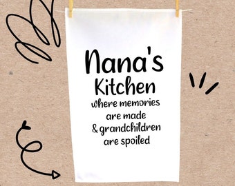 personalised tea towel with any text, anniversary,new home,thank you gift,custom print