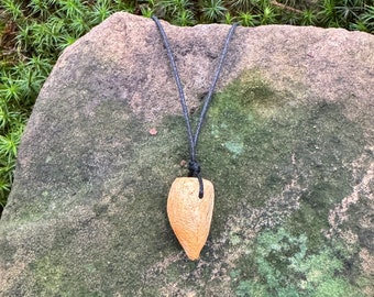 Baumperlen Amulett Naturschmuck Baumperlenkette Kraftschmuck